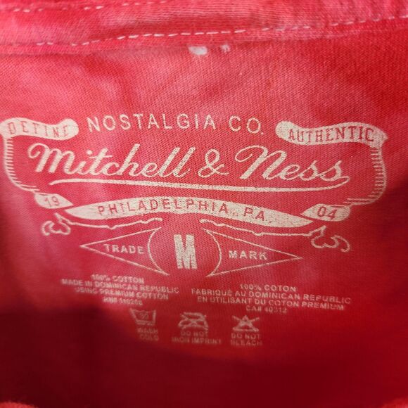 Mitchell & Ness Mens Chicago Bulls 6 Time World Champs Tie Dye SS Tee Medium - Picture 5 of 6